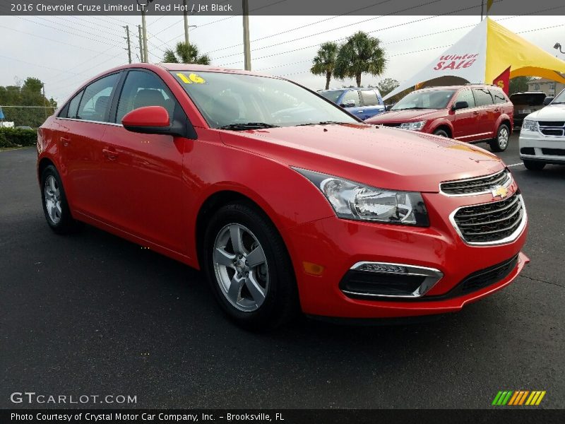 Red Hot / Jet Black 2016 Chevrolet Cruze Limited LT