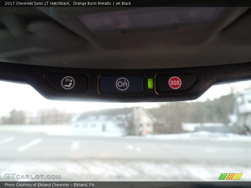 Orange Burst Metallic / Jet Black 2017 Chevrolet Sonic LT Hatchback