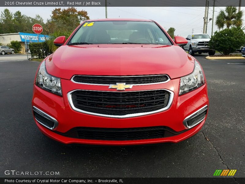 Red Hot / Jet Black 2016 Chevrolet Cruze Limited LT