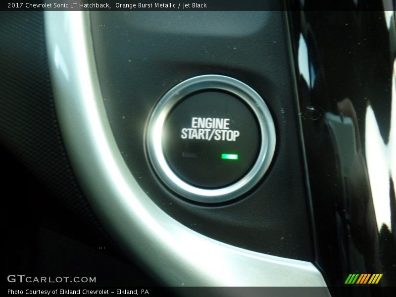 Orange Burst Metallic / Jet Black 2017 Chevrolet Sonic LT Hatchback