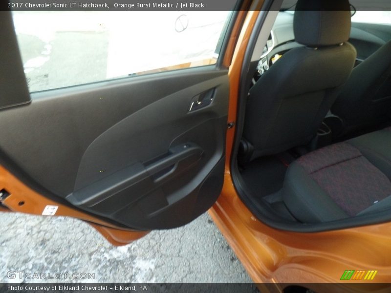 Orange Burst Metallic / Jet Black 2017 Chevrolet Sonic LT Hatchback