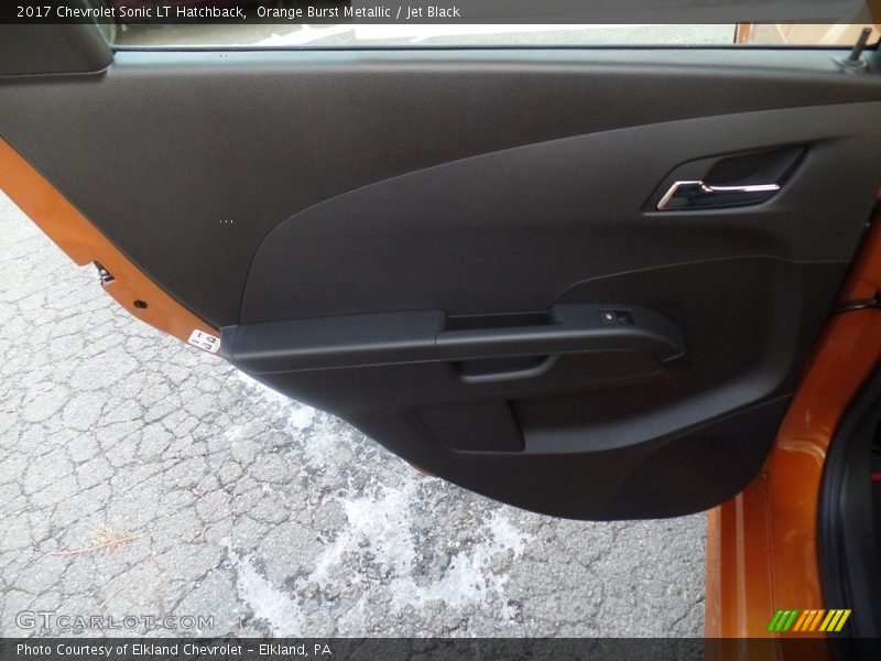 Orange Burst Metallic / Jet Black 2017 Chevrolet Sonic LT Hatchback