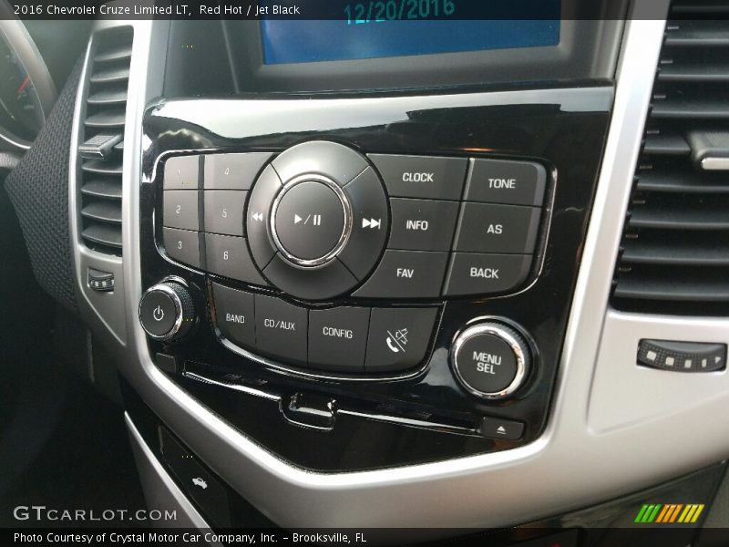 Red Hot / Jet Black 2016 Chevrolet Cruze Limited LT