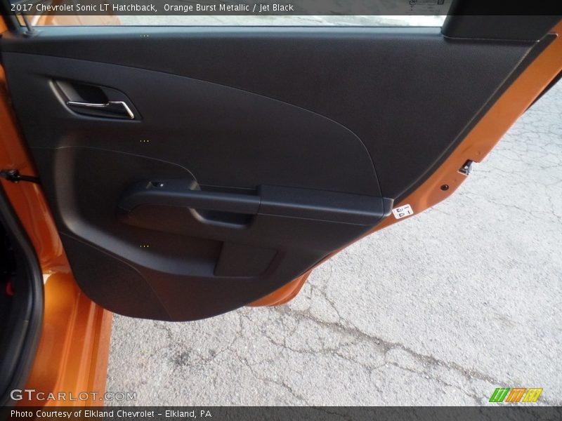 Orange Burst Metallic / Jet Black 2017 Chevrolet Sonic LT Hatchback