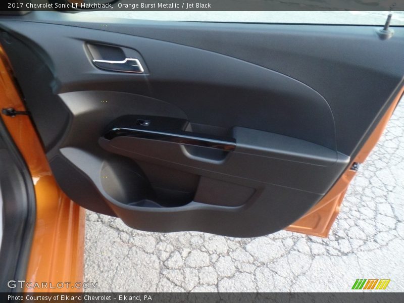 Orange Burst Metallic / Jet Black 2017 Chevrolet Sonic LT Hatchback