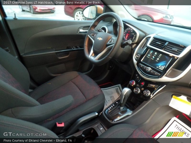 Orange Burst Metallic / Jet Black 2017 Chevrolet Sonic LT Hatchback