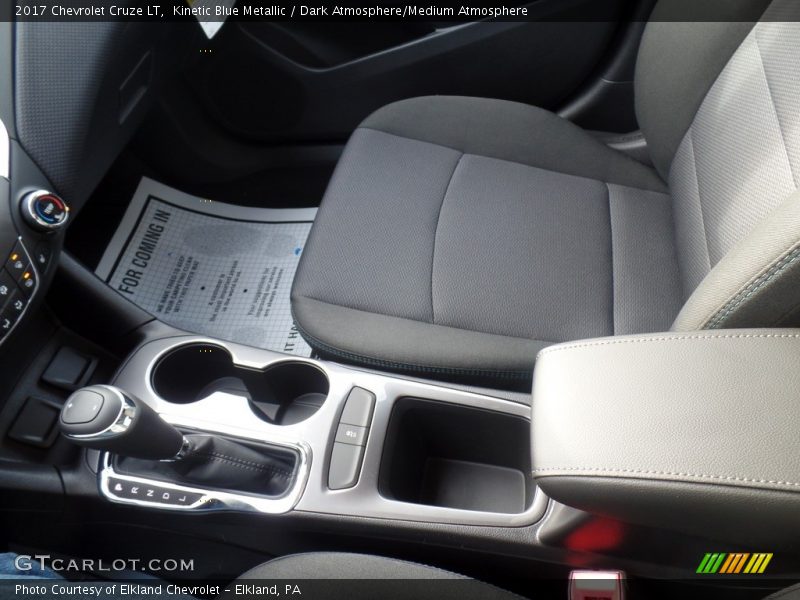 Kinetic Blue Metallic / Dark Atmosphere/Medium Atmosphere 2017 Chevrolet Cruze LT