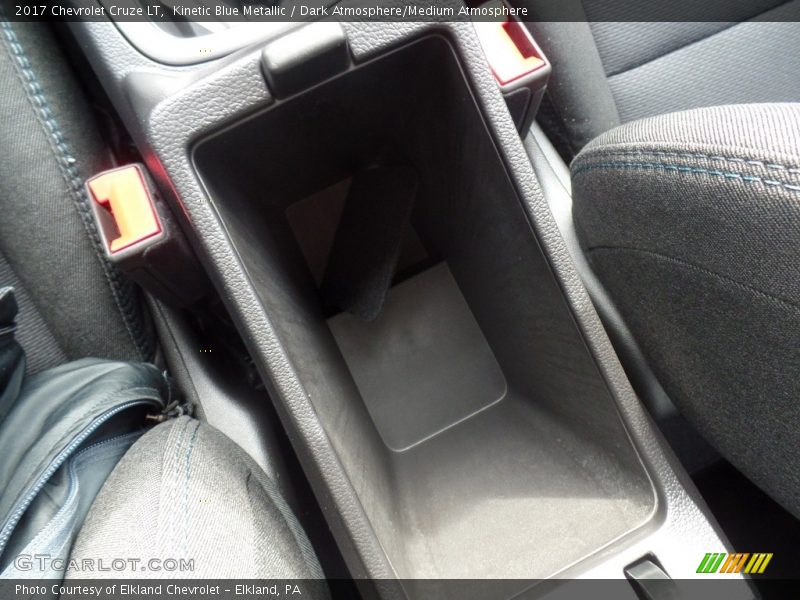 Kinetic Blue Metallic / Dark Atmosphere/Medium Atmosphere 2017 Chevrolet Cruze LT