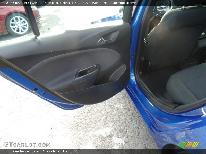 Kinetic Blue Metallic / Dark Atmosphere/Medium Atmosphere 2017 Chevrolet Cruze LT