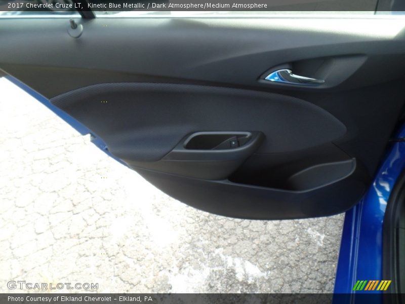 Kinetic Blue Metallic / Dark Atmosphere/Medium Atmosphere 2017 Chevrolet Cruze LT