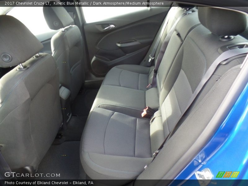 Kinetic Blue Metallic / Dark Atmosphere/Medium Atmosphere 2017 Chevrolet Cruze LT