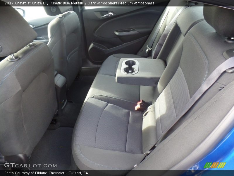 Kinetic Blue Metallic / Dark Atmosphere/Medium Atmosphere 2017 Chevrolet Cruze LT