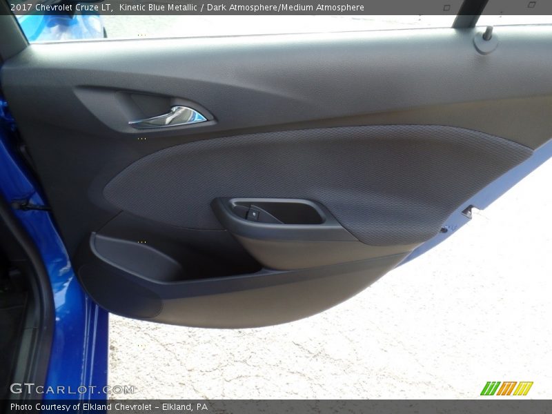 Kinetic Blue Metallic / Dark Atmosphere/Medium Atmosphere 2017 Chevrolet Cruze LT