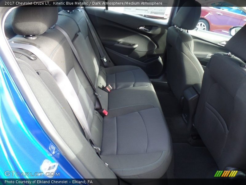 Kinetic Blue Metallic / Dark Atmosphere/Medium Atmosphere 2017 Chevrolet Cruze LT