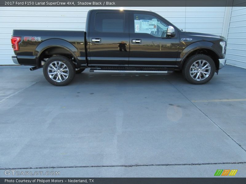 Shadow Black / Black 2017 Ford F150 Lariat SuperCrew 4X4