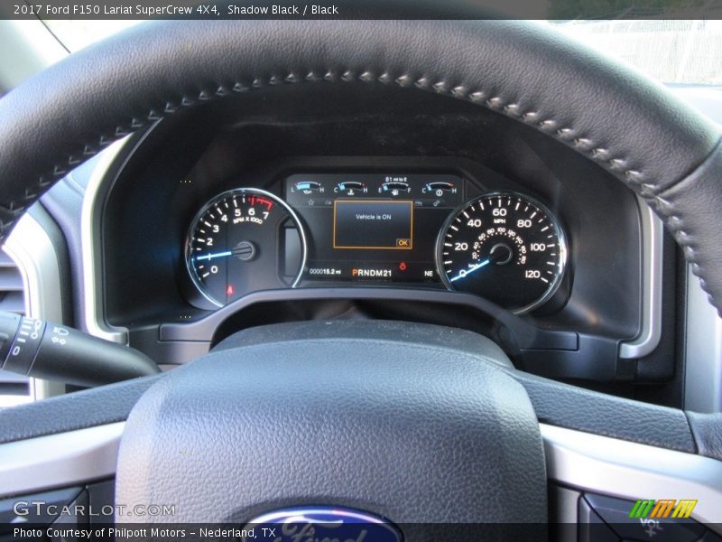 Shadow Black / Black 2017 Ford F150 Lariat SuperCrew 4X4