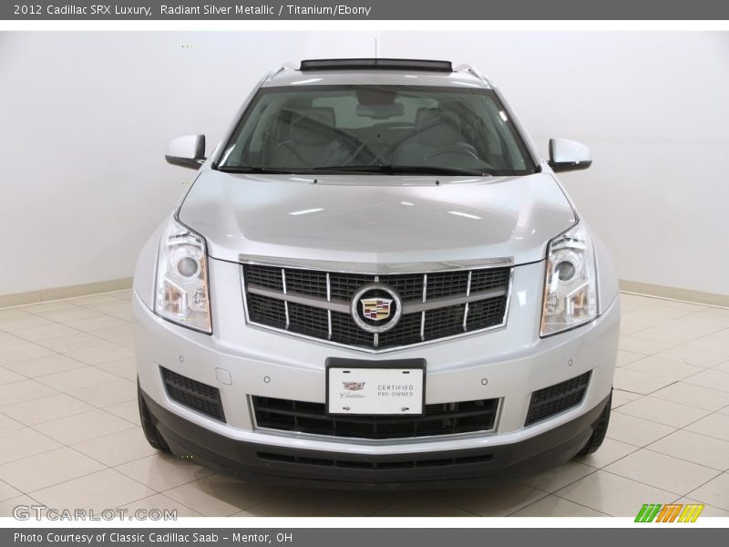 Radiant Silver Metallic / Titanium/Ebony 2012 Cadillac SRX Luxury