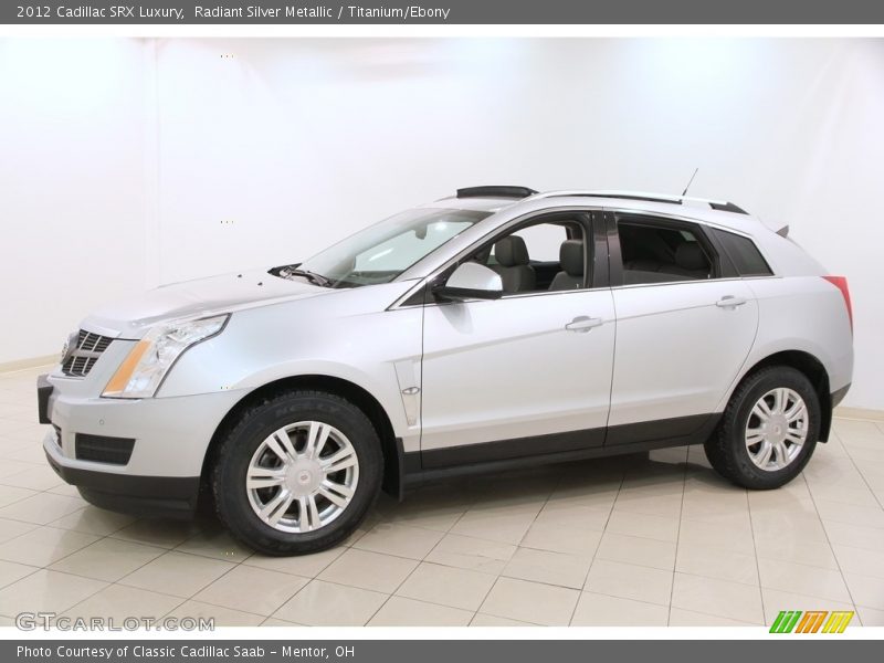 Radiant Silver Metallic / Titanium/Ebony 2012 Cadillac SRX Luxury