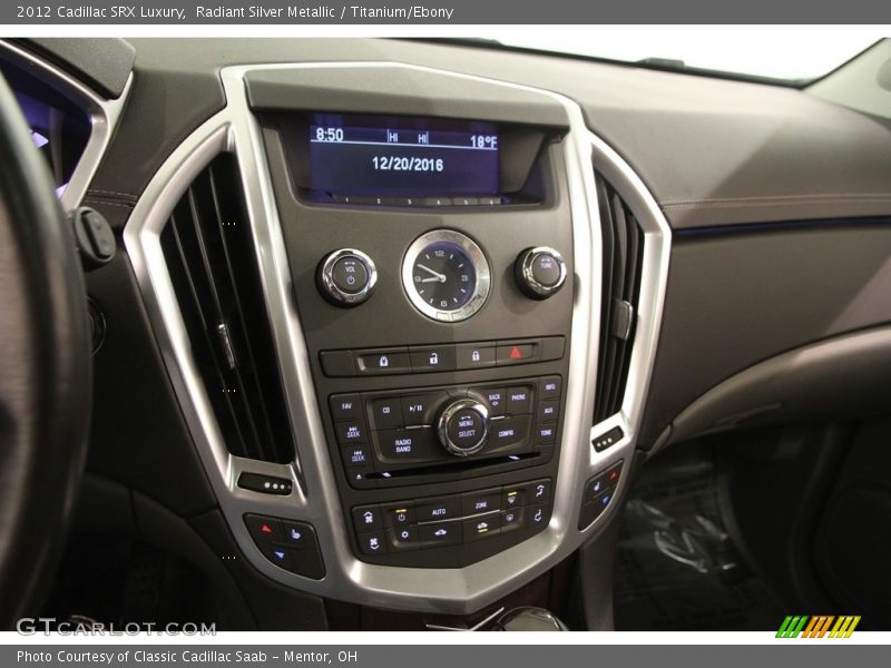 Radiant Silver Metallic / Titanium/Ebony 2012 Cadillac SRX Luxury