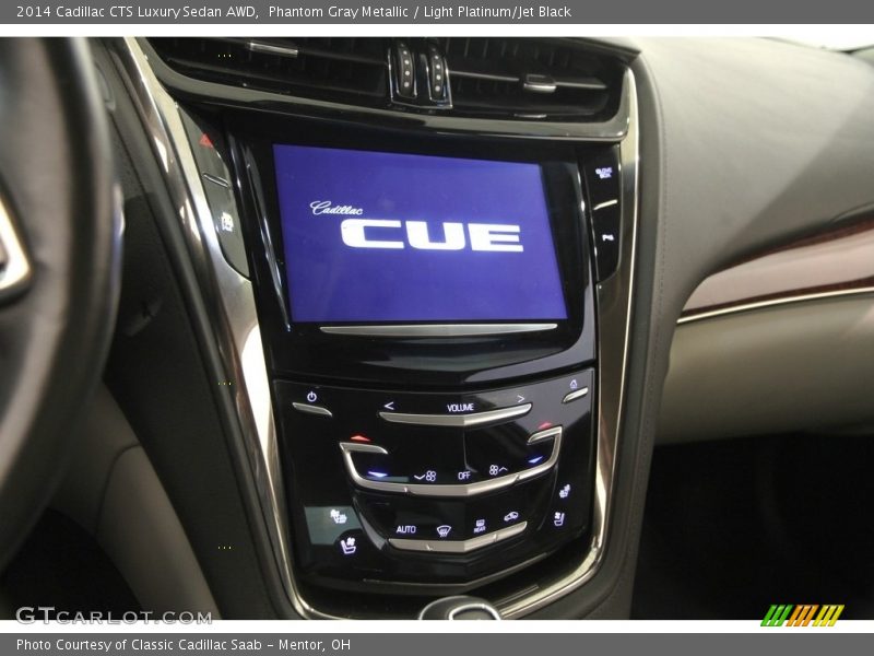 Phantom Gray Metallic / Light Platinum/Jet Black 2014 Cadillac CTS Luxury Sedan AWD
