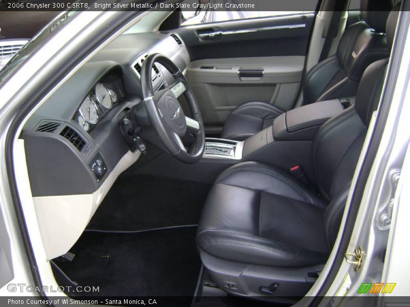 Bright Silver Metallic / Dark Slate Gray/Light Graystone 2006 Chrysler 300 C SRT8