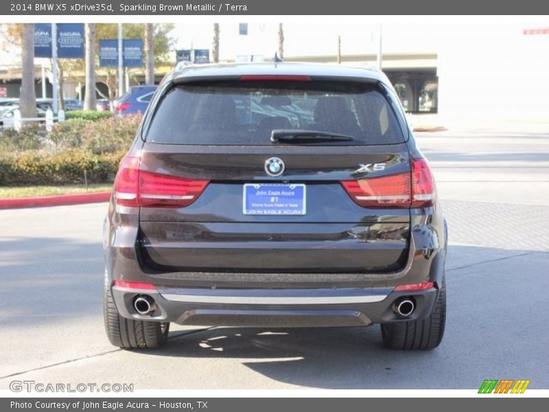 Sparkling Brown Metallic / Terra 2014 BMW X5 xDrive35d