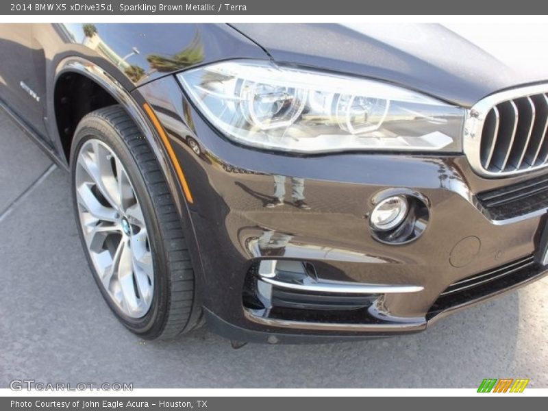 Sparkling Brown Metallic / Terra 2014 BMW X5 xDrive35d