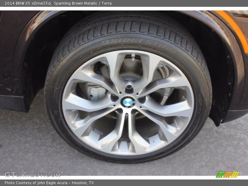 Sparkling Brown Metallic / Terra 2014 BMW X5 xDrive35d