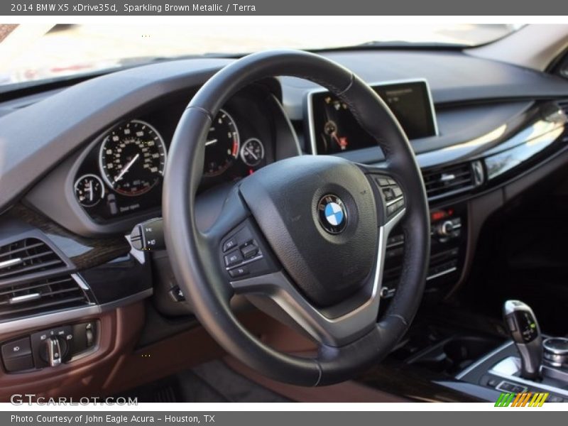 Sparkling Brown Metallic / Terra 2014 BMW X5 xDrive35d