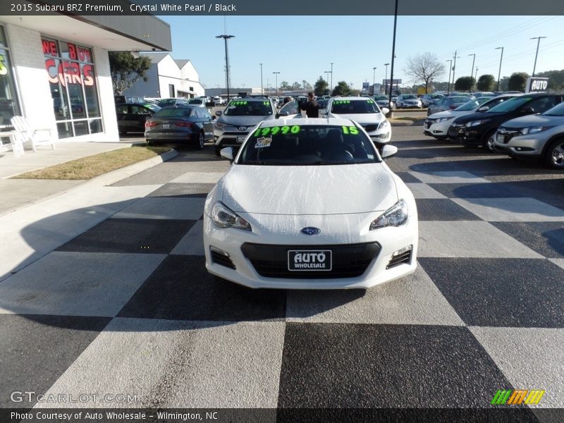Crystal White Pearl / Black 2015 Subaru BRZ Premium