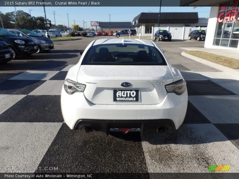Crystal White Pearl / Black 2015 Subaru BRZ Premium