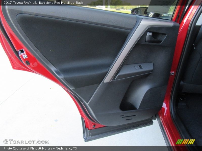 Barcelona Red Metallic / Black 2017 Toyota RAV4 LE