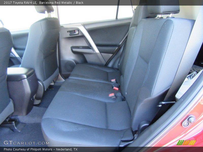Barcelona Red Metallic / Black 2017 Toyota RAV4 LE