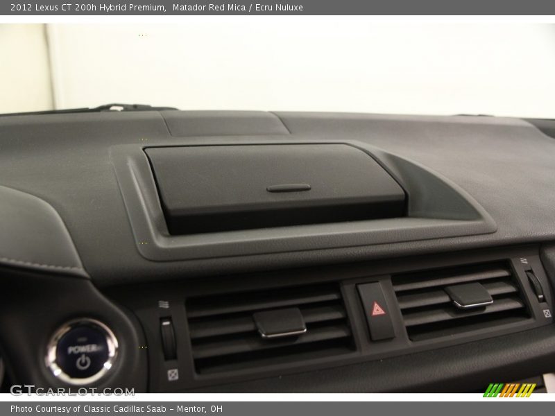 Matador Red Mica / Ecru Nuluxe 2012 Lexus CT 200h Hybrid Premium