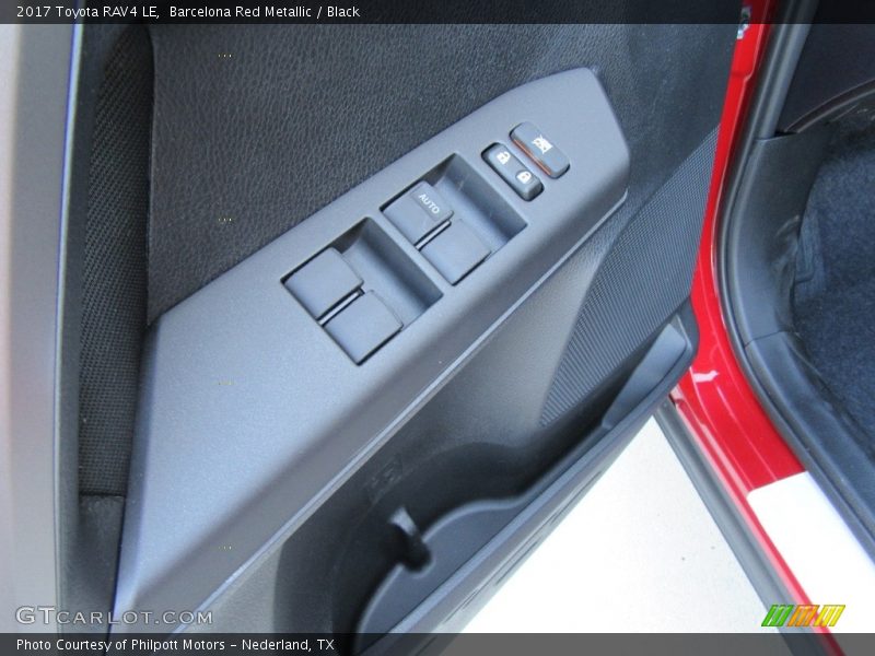 Barcelona Red Metallic / Black 2017 Toyota RAV4 LE