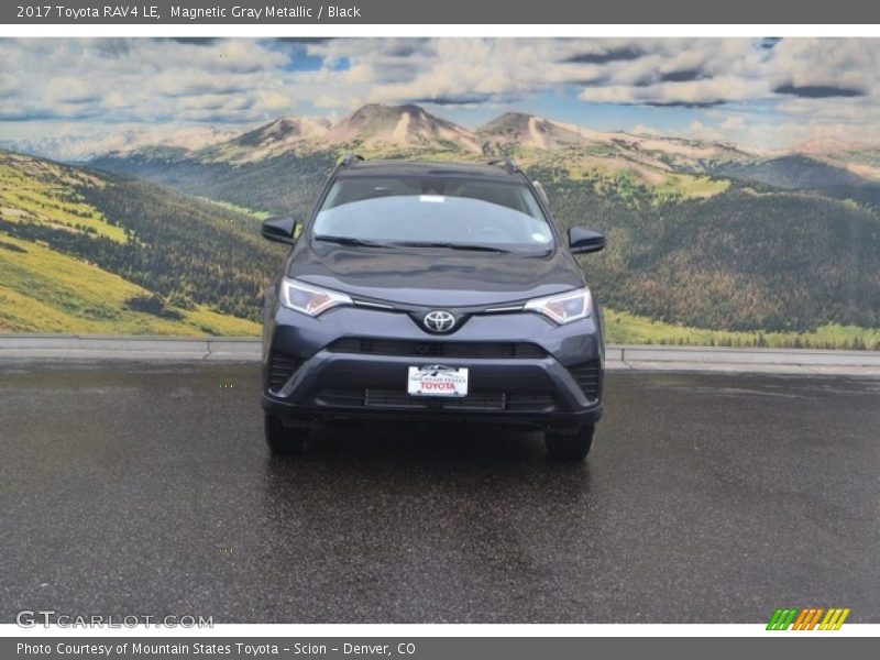 Magnetic Gray Metallic / Black 2017 Toyota RAV4 LE