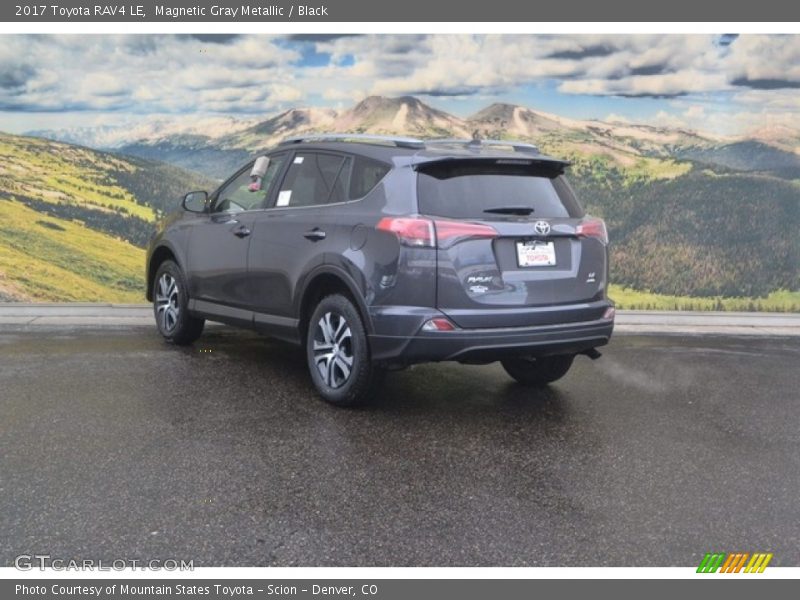 Magnetic Gray Metallic / Black 2017 Toyota RAV4 LE