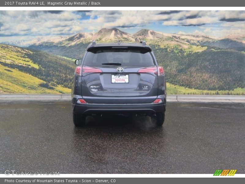 Magnetic Gray Metallic / Black 2017 Toyota RAV4 LE