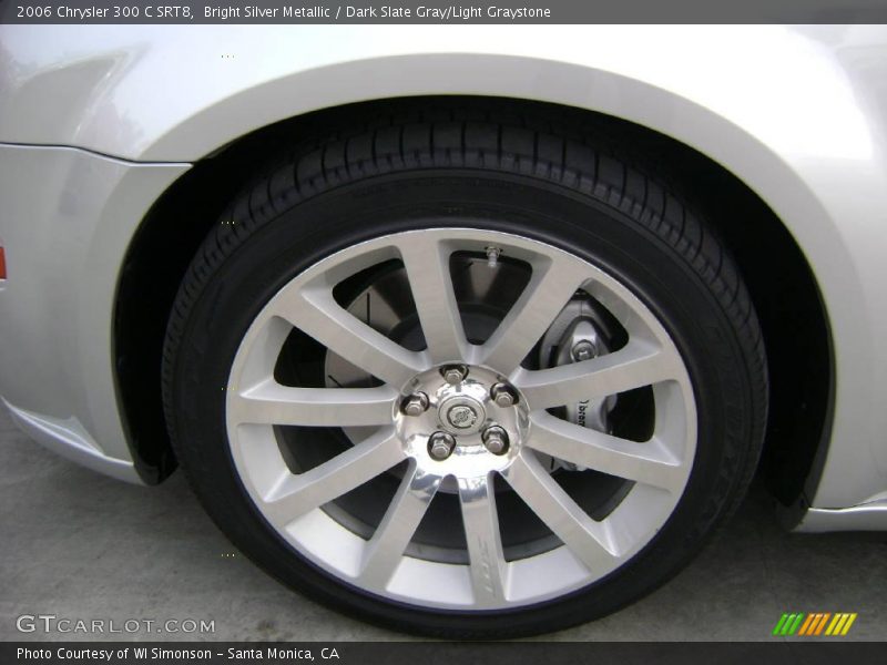 Bright Silver Metallic / Dark Slate Gray/Light Graystone 2006 Chrysler 300 C SRT8