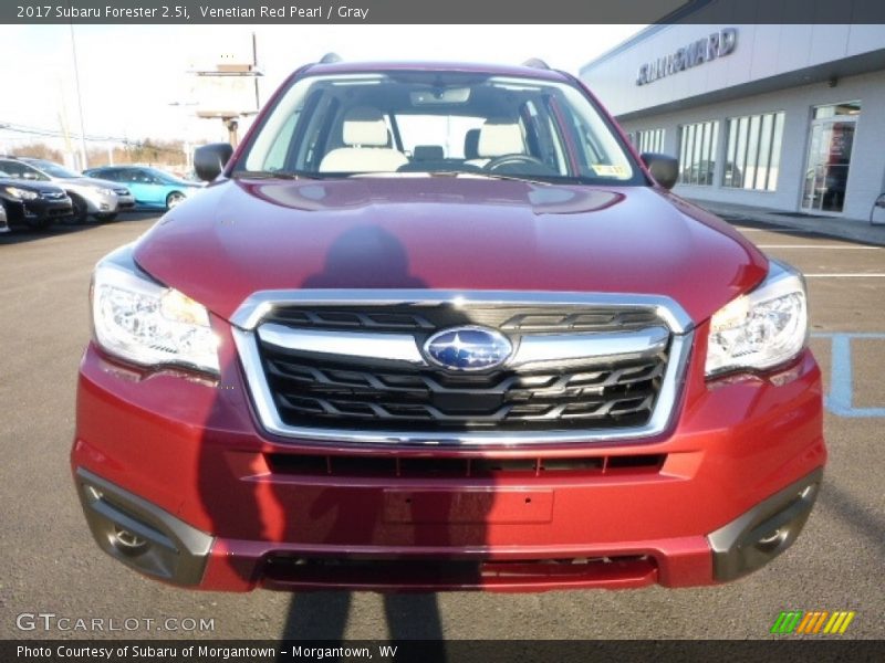 Venetian Red Pearl / Gray 2017 Subaru Forester 2.5i