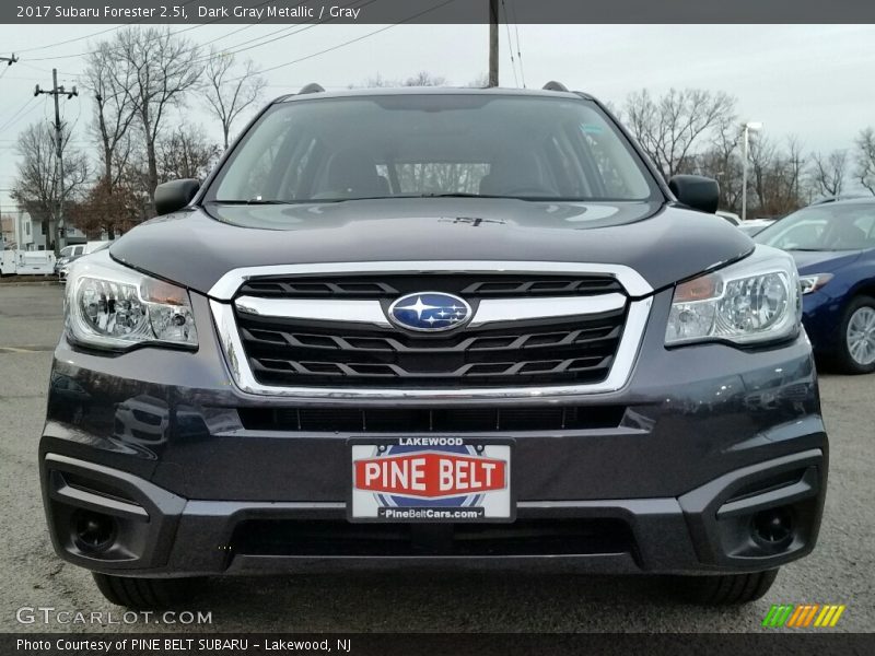 Dark Gray Metallic / Gray 2017 Subaru Forester 2.5i