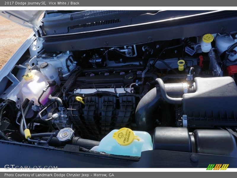 Vice White / Black 2017 Dodge Journey SE