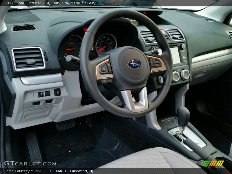 Dark Gray Metallic / Gray 2017 Subaru Forester 2.5i
