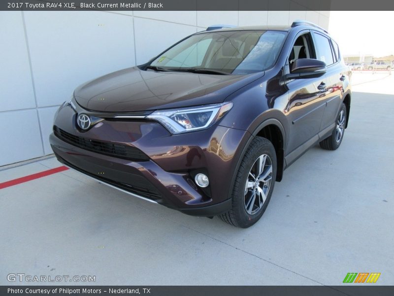 Black Current Metallic / Black 2017 Toyota RAV4 XLE