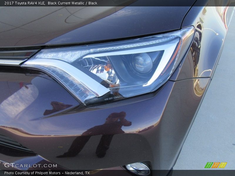 Black Current Metallic / Black 2017 Toyota RAV4 XLE