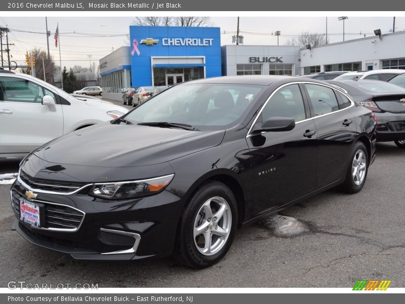 Mosaic Black Metallic / Jet Black 2016 Chevrolet Malibu LS