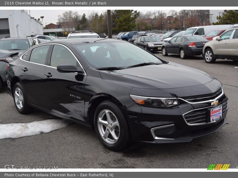 Mosaic Black Metallic / Jet Black 2016 Chevrolet Malibu LS