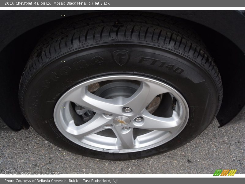 Mosaic Black Metallic / Jet Black 2016 Chevrolet Malibu LS