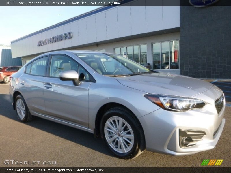 Ice Silver Metallic / Black 2017 Subaru Impreza 2.0i Premium 4-Door