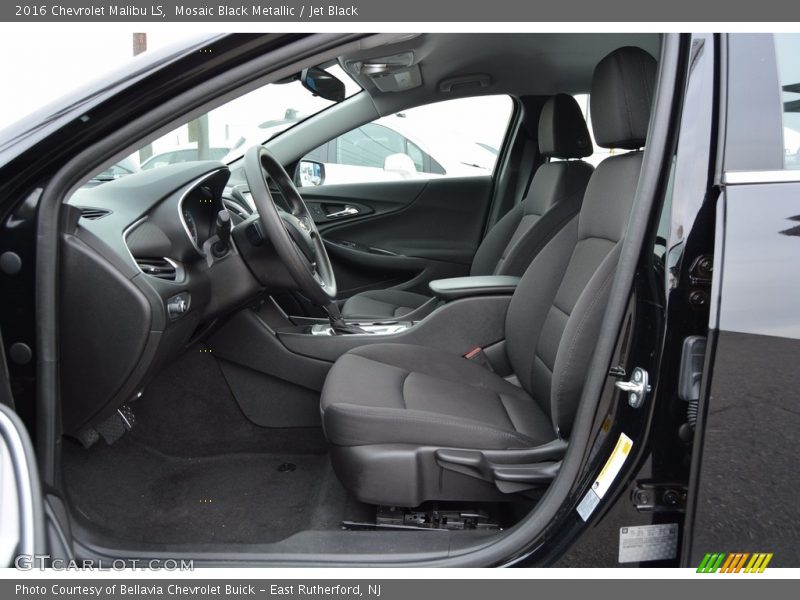 Mosaic Black Metallic / Jet Black 2016 Chevrolet Malibu LS